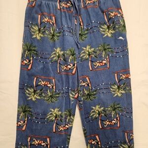 Tommy Bahama Medium Blue and Green Tropical Pants